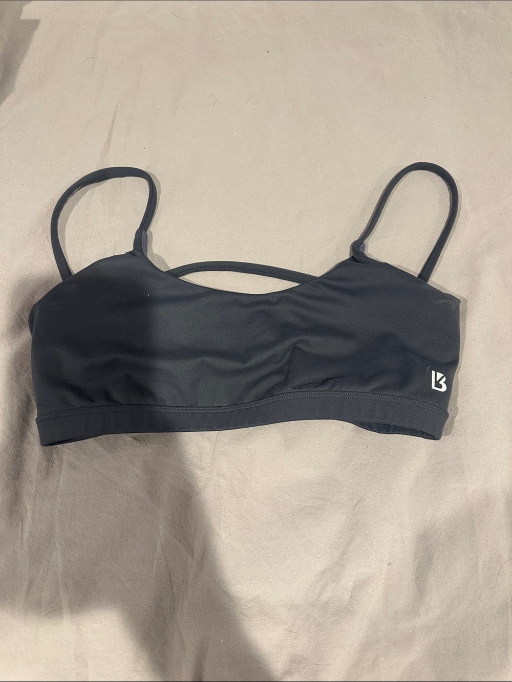 BuffBunny Black Strappy Sports Bralette